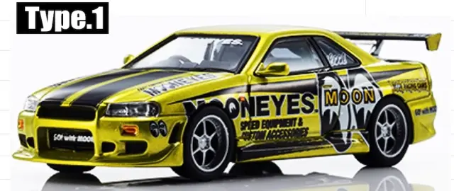 予約] スパーク 1/18 ニッサン GT-R R34 ワイルド・スピード 18SP323