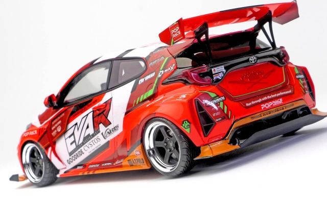 KITBOX / PZYmodel 1/24 レジンキット トヨタ GR ヤリス Eva レーシング 初号機 弐号機 コンバージョン KB08-09E(PZY-008)