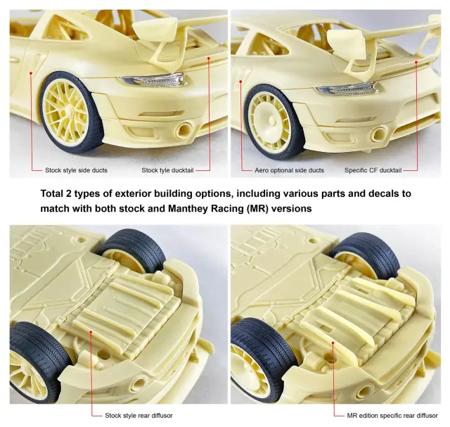 KITBOX / PZYmodel 1/24 レジンキット ポルシェ 911 GT2 RS 映画