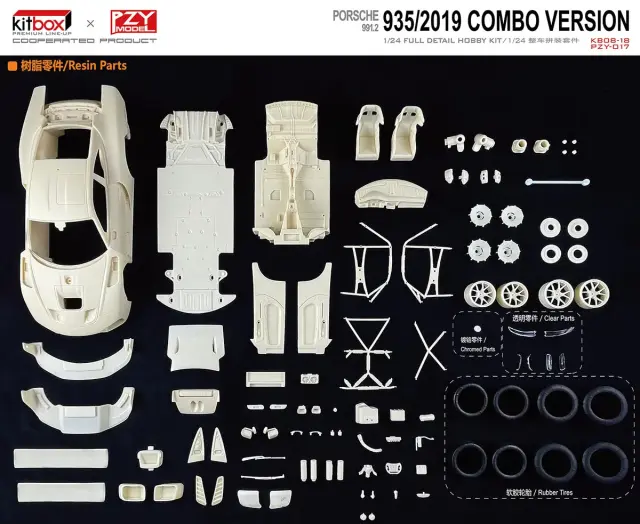 KITBOX / PZYmodel 1/24 レジンキット ポルシェ 935/19 2019