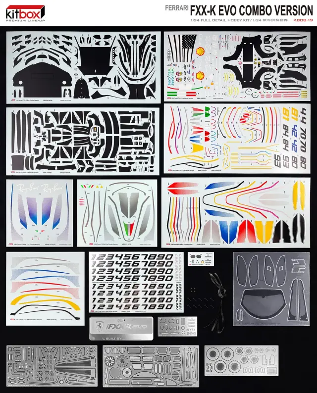 予約] KITBOX / PZYmodel 1/24 レジンキット フェラーリ FXX-K Evo