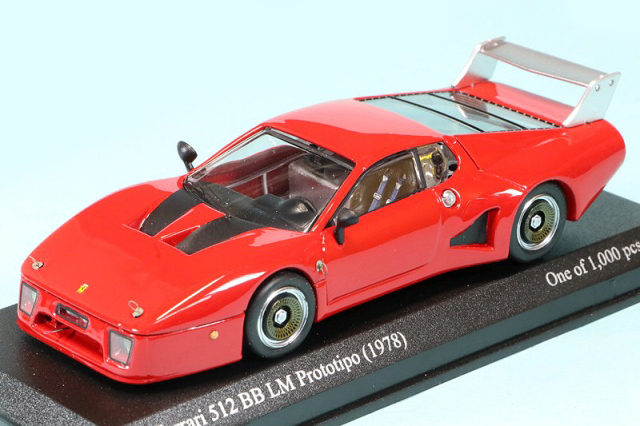 ベストモデル 1/43 フェラーリ 512 BB LM 1978 レッド　KBK006