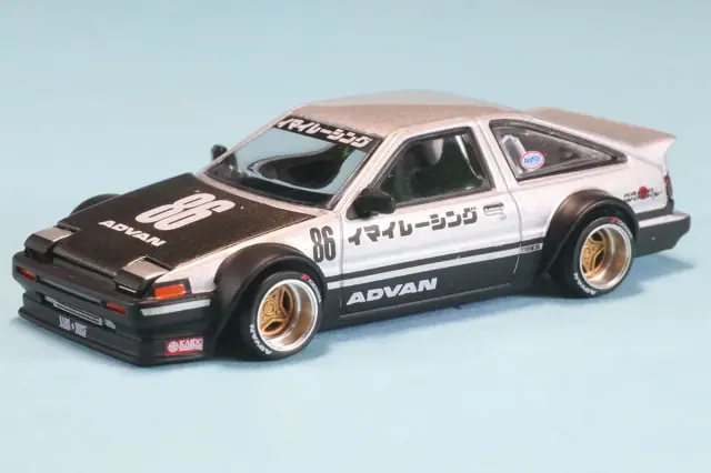 MINI-GT 1/64 トヨタ AE86 スプリンタートレノ Kaido Street V2(右ハンドル) KHMG218