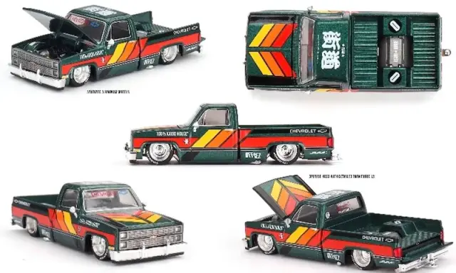[予約] MINI-GT 1/64 シボレー シルバラード KAIDO WORKS V3(左ハンドル)　KHMG226