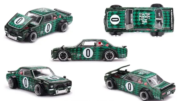 [予約] MINI-GT 1/64 ニッサン スカイライン 2000GT-R (KPGC10) コルテス V1 (右ハンドル)　KHMG249