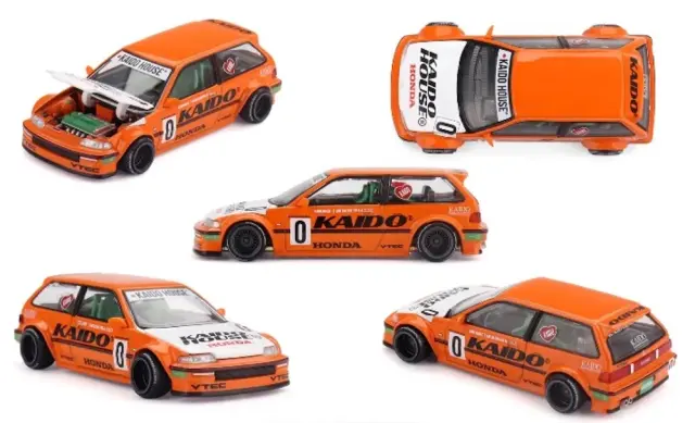 [予約] MINI GT 1/64 ホンダ シビック EF カイドウ スポーツ V1(左ハンドル) KHMG265