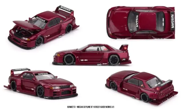 [予約] MINI GT 1/64 ニッサン スカイライン GT-R R32 KAIDO WORKS V1 (右ハンドル) KHMG273