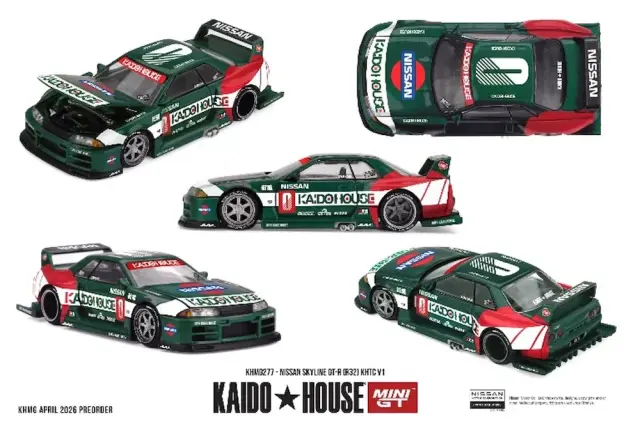 [予約] MINI GT 1/64 ニッサン スカイライン GT-R R32 KHTC V1 (右ハンドル)　KHMG277
