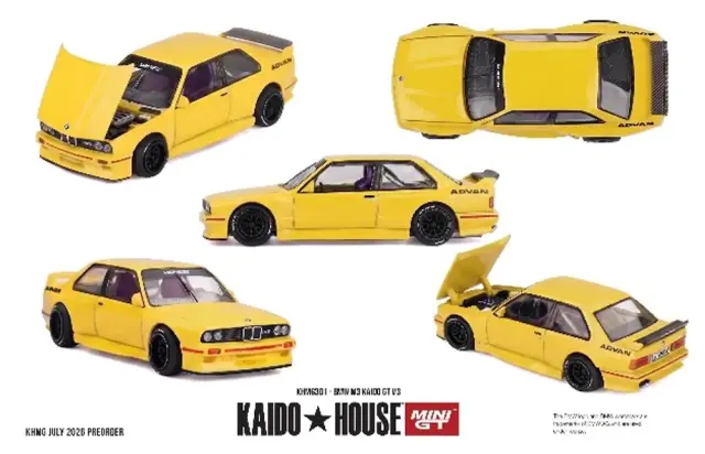 [予約] MINI-GT 1/64 BMW M3 KAIDO GT V3 (左ハンドル)　KHMG301