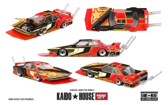 [予約] KAIDO HOUSE x MINI-GT 1/64 KAIDO STAR-TASTIC V1(右ハンドル)　KHMG309