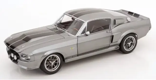 KKスケール 1/12 フォード マスタング Shelby GT500 "60セカンズ" エレノア 1967 グレーメタリック/ブラック　KKDC120171