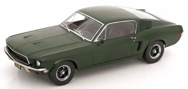 [予約] KKスケール 1/18 フォード マスタング GT ファストバック 1968 マットグリーン　KKDC181395