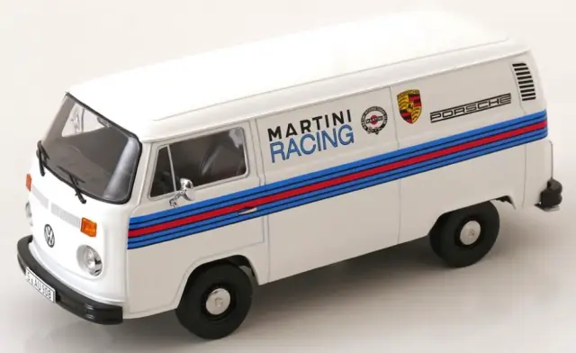 [予約] KKスケール 1/18 フォルクスワーゲン T2B カステンワーゲン 1972 マルティニポルシェ ホワイト　KKDC181414