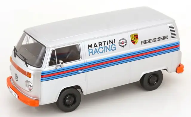 [予約] KKスケール 1/18 フォルクスワーゲン T2B カステンワーゲン 1972 マルティニポルシェ シルバー　KKDC181416