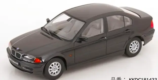 [予約] KKスケール 1/18 BMW  M3 E46 セダン 1999 ブラックメタリック　KKDC181433
