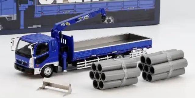 [予約] ゲインコーププロダクツ 1/64 ミツビシ ふそう ファイター (1024) トラック ブルー　KS-082-634