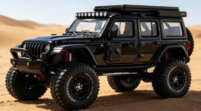 [予約] ゲインコーププロダクツ 1/64 Jeep ジープ ラングラー ブルー　KS-102-649