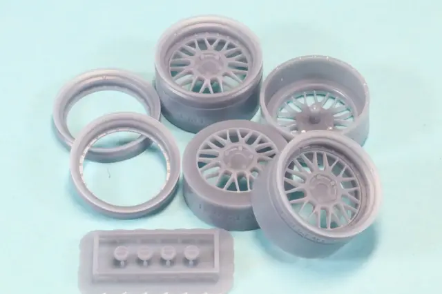 [予約] ケイSTYLE! アソビーコムイベントコラボ品 1/24 18インチ マイスター M1 ホイールセット　KS-P100