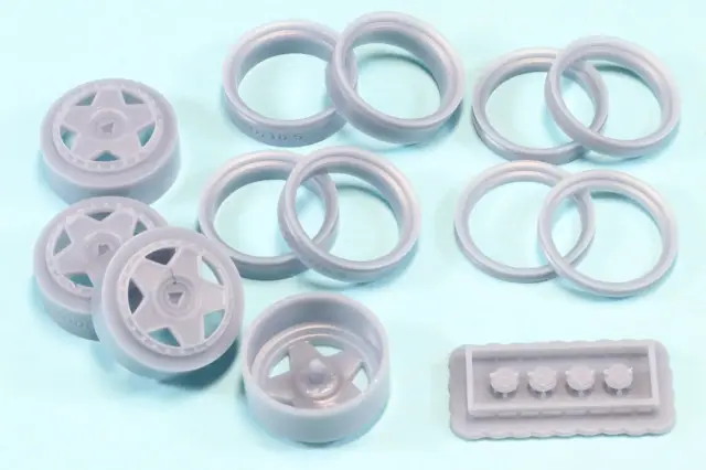 ケイSTYLE! 1/24 17インチ MODENA ホイールセット ピン式　KS-PA103