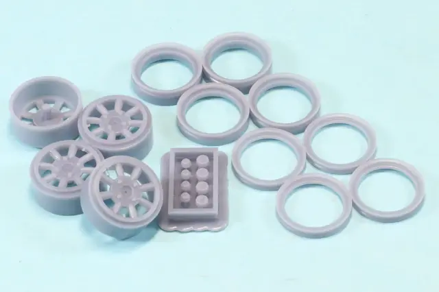 ケイSTYLE! 1/24 14インチ ワタナベ ホイールセット KS-PA110