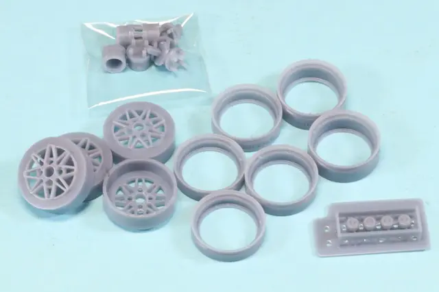 ケイSTYLE! 1/24 15インチ EQUIP 03TYPE ホイールセット　KS-PA73