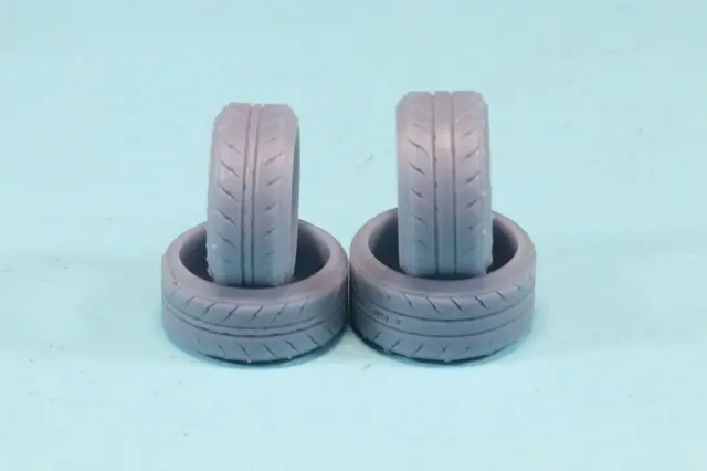 ケイSTYLE! 1/24 14インチ ノーマルタイヤセット (テーパーなし)　KS-PA75