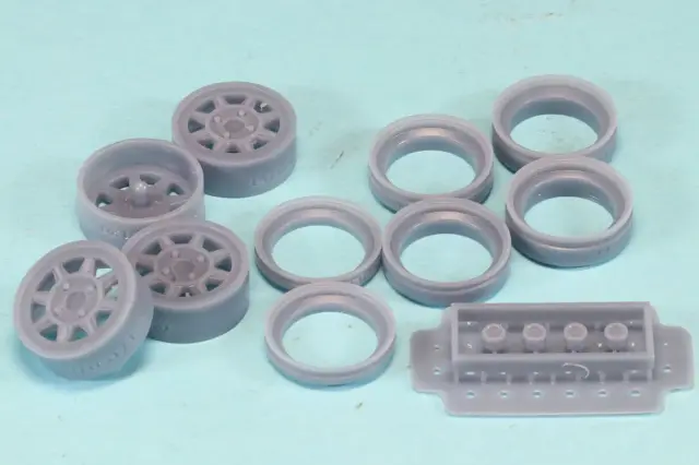 ケイSTYLE! 1/24 14インチ ハヤシ ストリートTYPE ホイールセット　KS-PA80