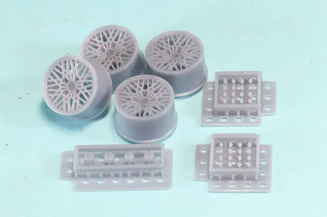 ケイSTYLE! 1/24 14インチ トヨタ ソアラ 10系 純正ホイールセット タミヤ対応　KS-PA83