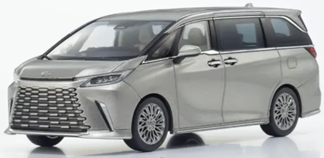 [予約] 京商 1/43 LEXUS LM 500h ソニックチタニウム  4席ソリスホワイト　KS03924T