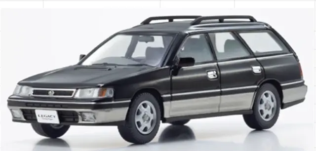 [予約] 京商 1/43 スバル レガシー ツーリングワゴン GT ブラック/グレー　KS03934BK