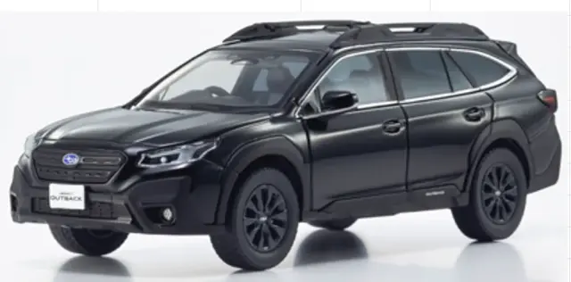 [予約] 京商 1/43 スバル レガシー アウトバック ブラック　KS03935BK