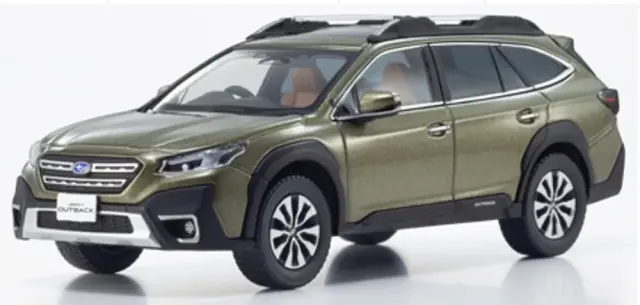 [予約] 京商 1/43 スバル レガシー アウトバック グリーン　KS03935GR