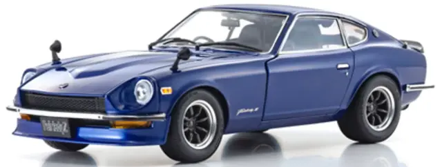 [予約] 京商 1/18 ニッサン フェアレディ Z-L (S30) ブルーメタリック フル開閉　KS08220WBL