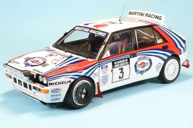京商 1/18 ランチア デルタ HF インテグラーレ エヴォルツィオーネ 1000湖ラリー 1992 No.3 KS08348L
