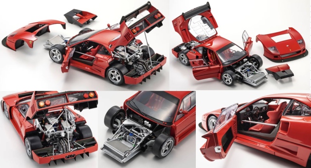 予約] 京商 1/12 フェラーリ F40 コンペティツィオーネ レッド フル 
