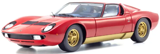 京商　1/18 ランボルギーニ　ミウラ　SV 京商 1/18 ランボルギーニ ミウラ SVR レッド/ブラック フル開閉