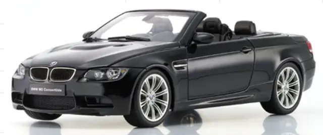 [予約] 京商 1/18 BMW M3 (E93M) コンバーチブル ブラック　KS08738BK