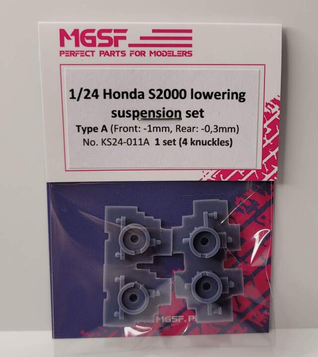 MGSF 1/24 ホンダ S2000 ローダウンサスペンションパーツ タミヤ対応　KS24-011A