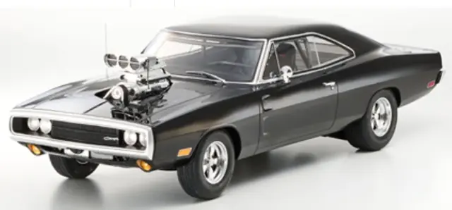 [予約] 京商 1/12 ダッジ チャージャー R/T 1970 "Fast & Furious" ブラック 限定800台　KSR12008A