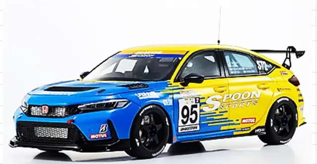 [予約] 京商 1/18  ホンダ シビック(FL5) スプーン No.95 サムライシリーズ　KSR18067Y