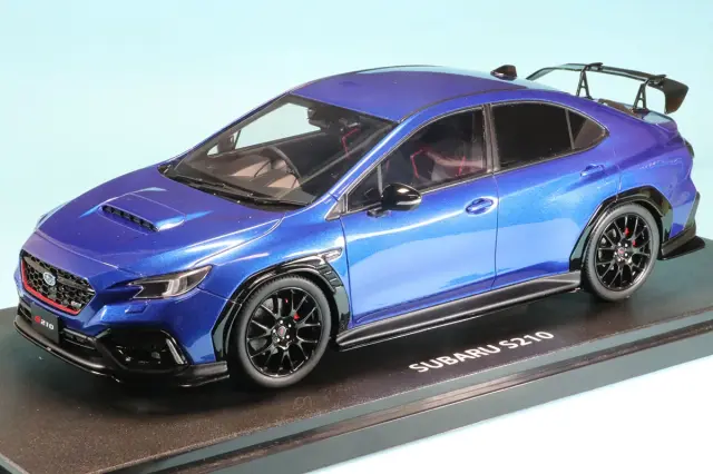 京商 1/18 スバル WRX S210 ブルー サムライシリーズ(開閉なし) KSR18069BL