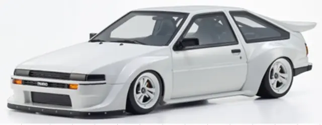 [予約] 京商 1/18 トヨタ スプリンタートレノ AE86 Khyzyl Saleem ホワイト サムライシリース　KSR18070W