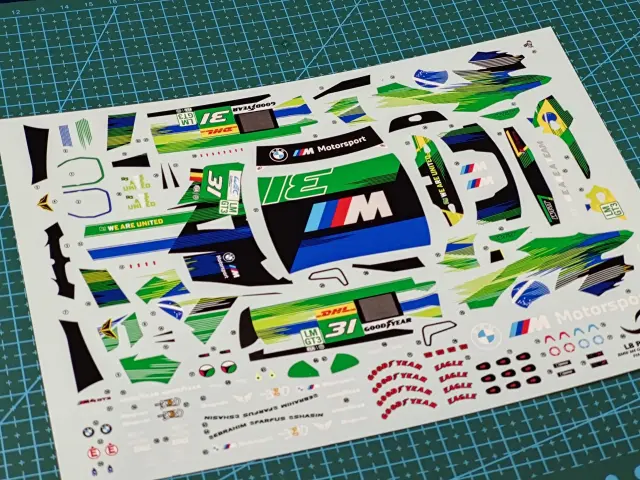 LBプロダクション 1/24 BMW M4 GT3 Evo IFIA WEC LM-GT3 サンパウロ 6h 2025 No.31フルデカール nunu対応  LB24128