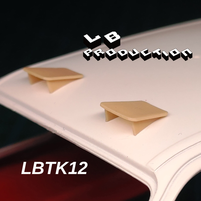 LBプロダクション 1/24 ルーフ ベントカバー 4個入り LBTK12