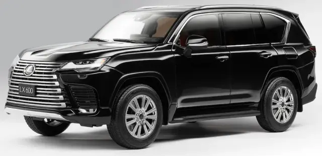 Lexus LX600 ミニカー 黒 予約] LCD 1/18 レクサス LX600 ブラック フル開閉 LCD18021BL