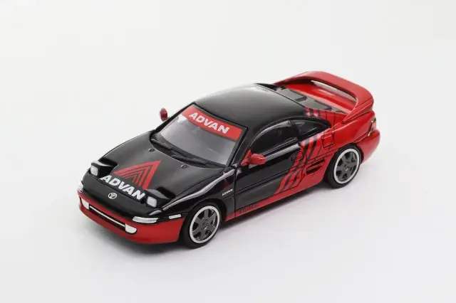 イノモデル 1/64 トヨタ MR-2 SW20 レッド ヘッドライト開閉