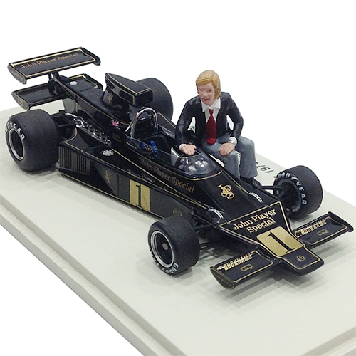 [取り寄せ] プラネックス特注スパーク 1/43 ロータス 76 プレゼン 1974 R.ピーターソンフィギュア付き　LOT-SPK-76PRE