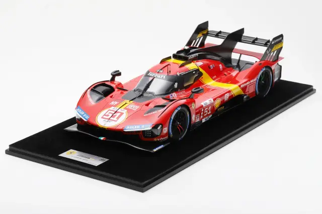 ルックスマート 1/12 フェラーリ 499P ルマン 2023 No.51 ウィナー ディスプレイケース付き　LS1210