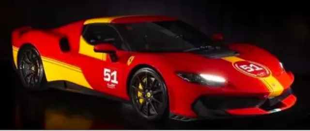[予約] スパーク/ルックスマート 1/12 フェラーリ 296 スペチアーレ ピロティ フェラーリ　LS1219B