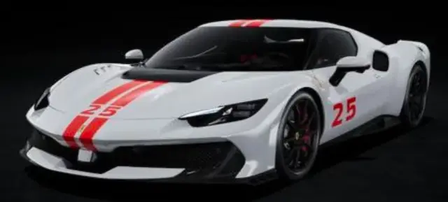 [予約] スパーク/ルックスマート 1/12 フェラーリ 296 スペチアーレ ビアンコ アルティコ ウィズ レッド リバリー　LS1219C